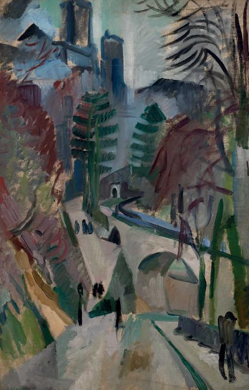 Paysage de Laon, robert delaunay